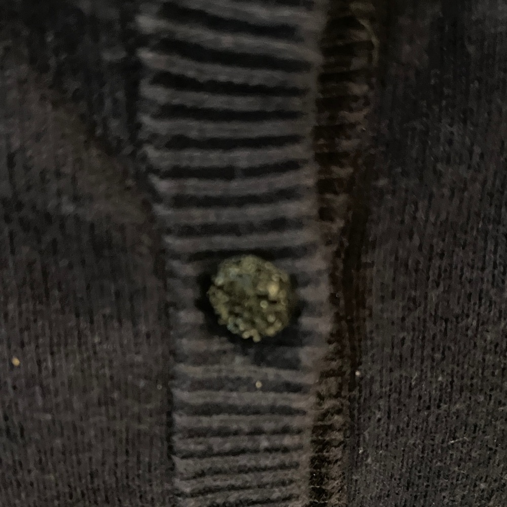 Karl Lagerfeld Black Lace Detail Cardigan - Picture 3 of 12